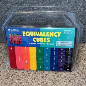 Fraction Tower Equivalency Cubes by Learning Resources